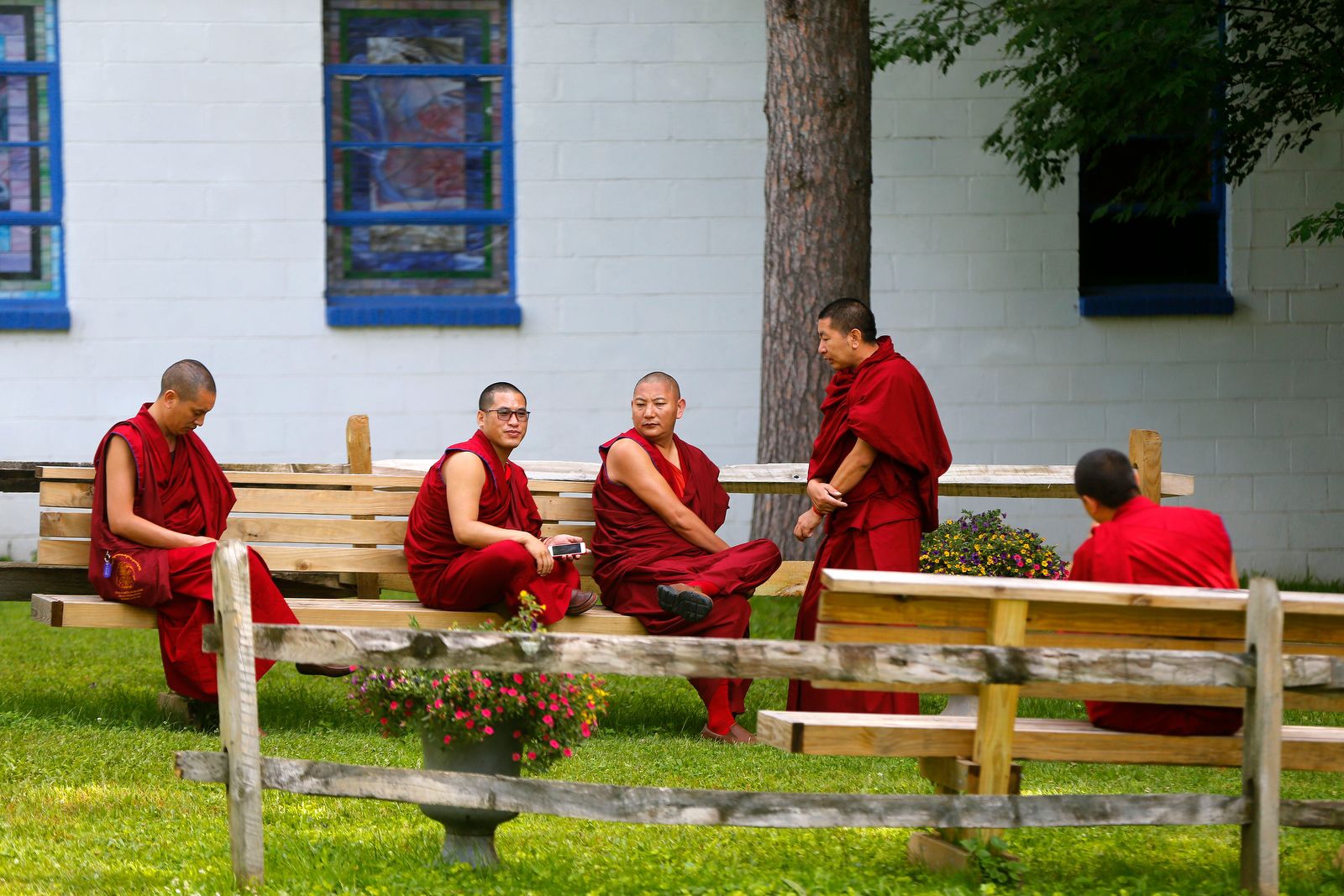 Painstakingly created, then swept away: Tibetan monks' sand mandala at Lily Dale